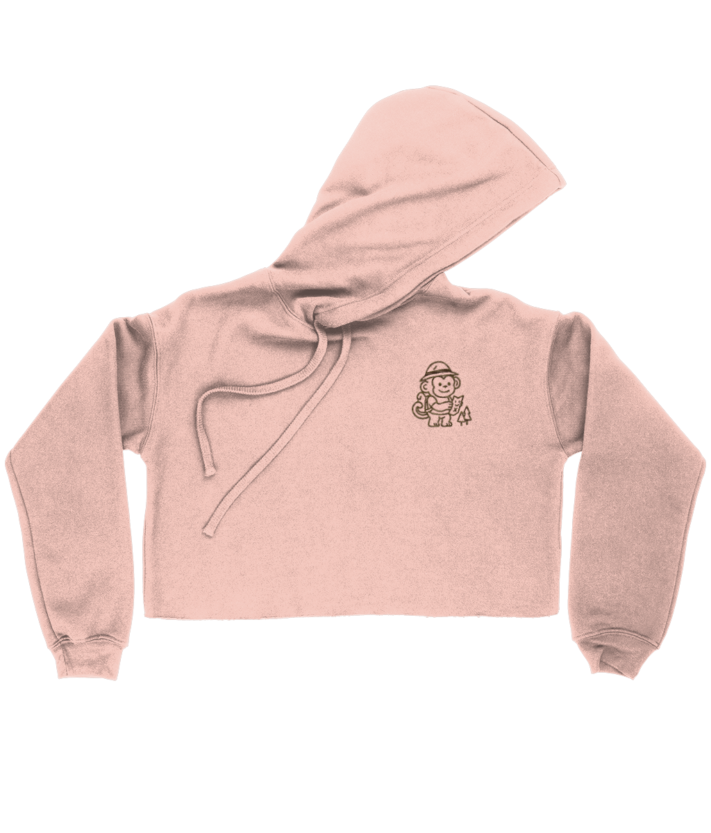 Explorer Cropped Fleece Hoodie