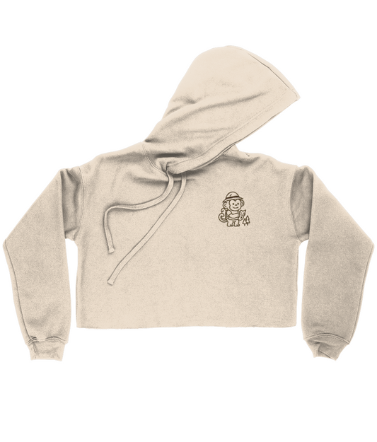 Explorer Cropped Fleece Hoodie